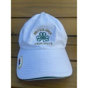 2017 US Open Erin Hills Hat Golf White Adjustable USGA Member